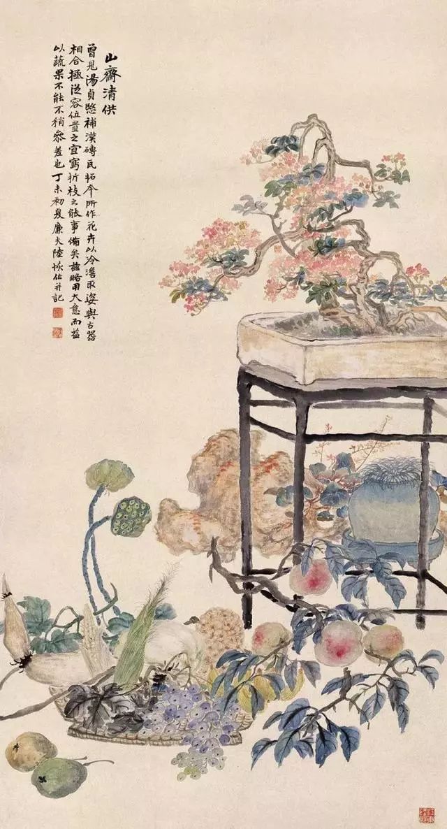 欣赏陆恢山水人物花鸟画合辑