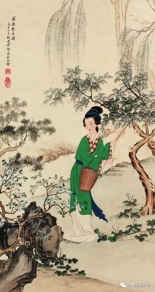 樵夫(宋·陆游)樵夫桂棹浮星艇,徘徊莲叶南.菱花落复含,桑女罢新蚕.