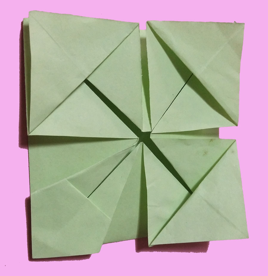 花篮的花儿香 折纸艺术手工系列