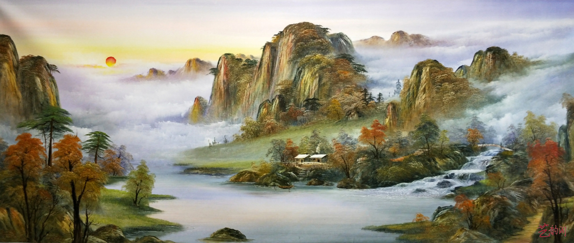 王永贵中国刀笔油画作品欣赏