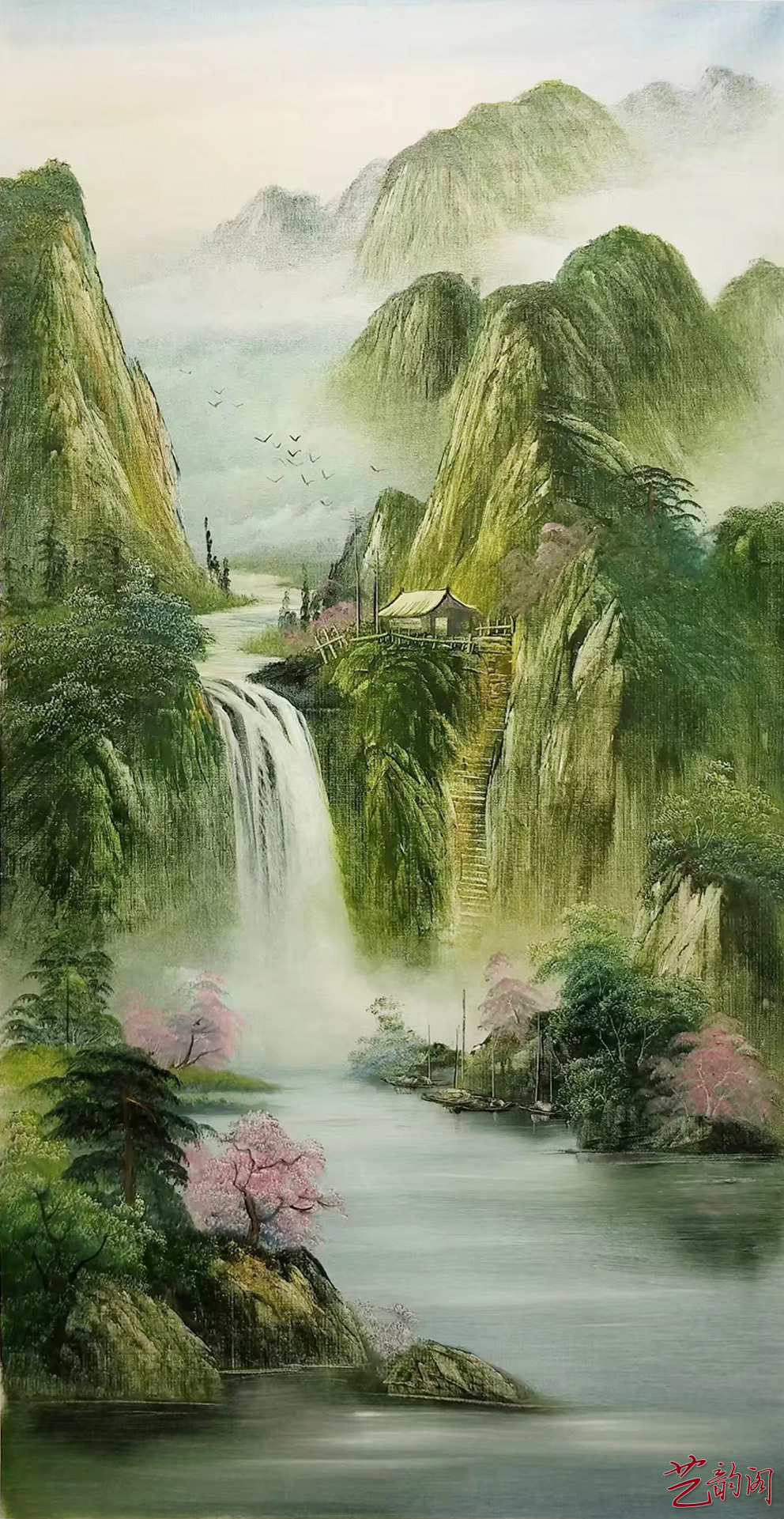 王永贵中国刀笔油画作品欣赏