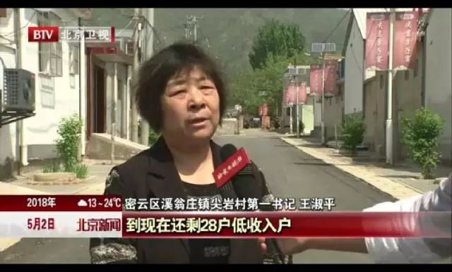 密云区溪翁庄镇尖岩村第一书记 王淑平