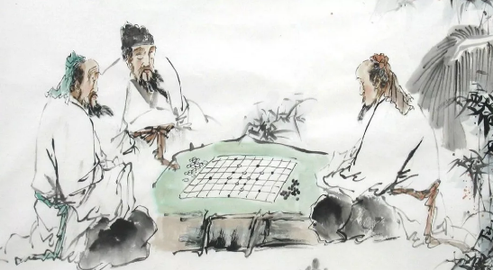 双陆(古代的飞行棋),围棋,象棋,六博棋等等,"有约不来过夜半,闲敲棋子