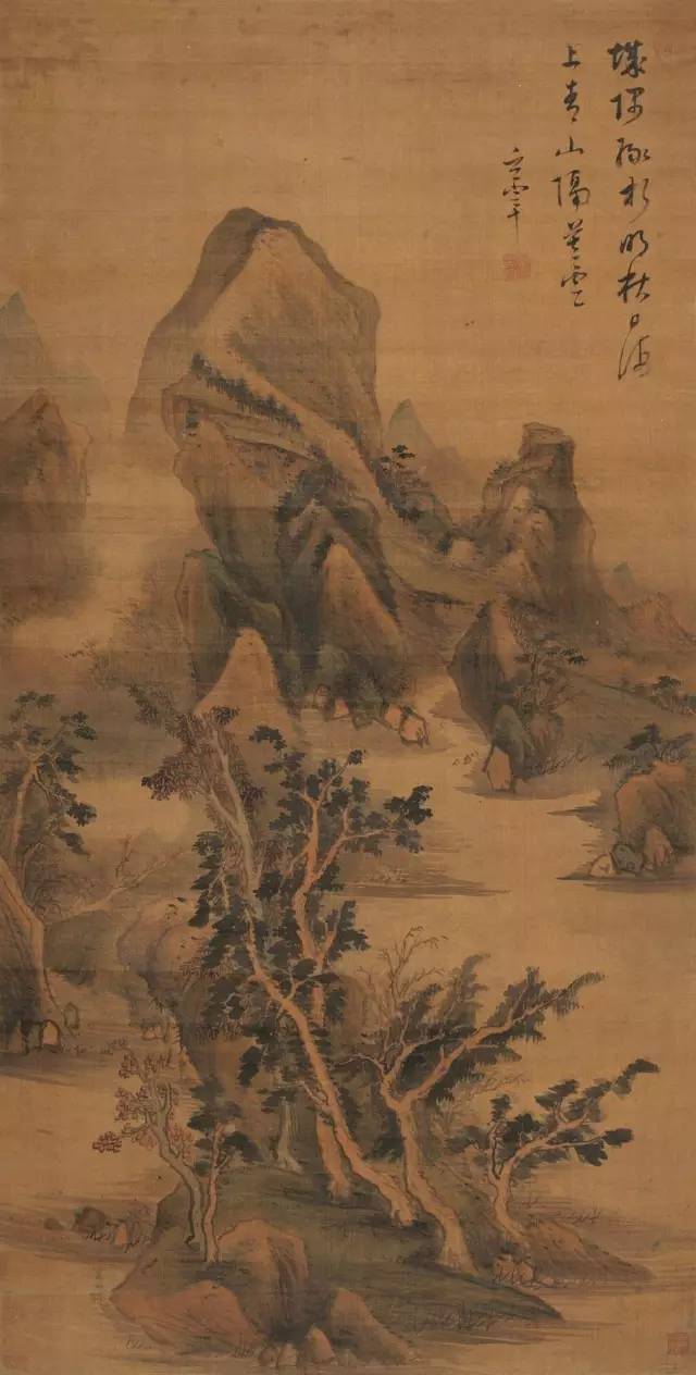 明代大家董其昌山水画作品欣赏