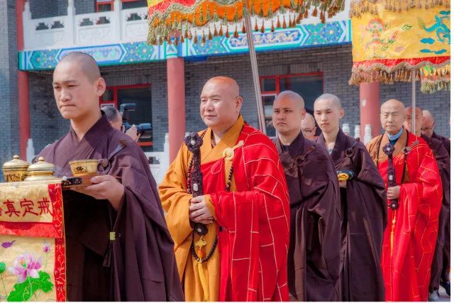 【三坛大戒第17天回顾】长春万寿寺三坛大戒法会之通启请戒,教衣钵法