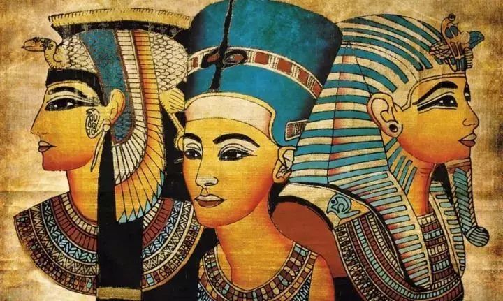 看看古埃及流传下来的壁画当中,我们不难发现壁画上人物的妆容已经走