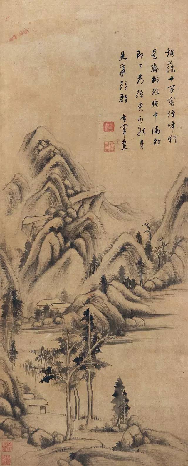 明代大家董其昌山水画作品欣赏