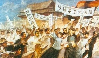 寸铁,但当高呼着"外争国权,内惩国贼","还我山东","废除二十一条"之时