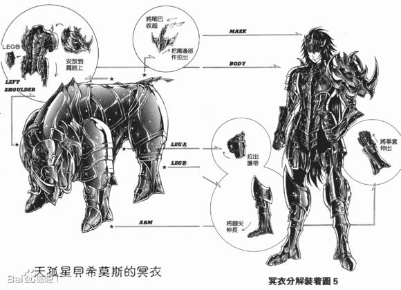 天孤星"贝希莫斯"拜奥雷特,冥王军中唯一出现的女冥斗士,有着与外表