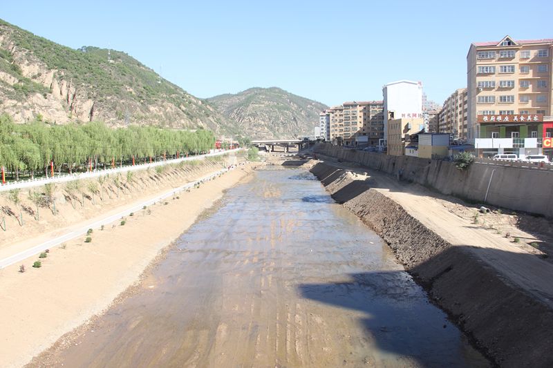 图说重点项目建设延河流域综合治理