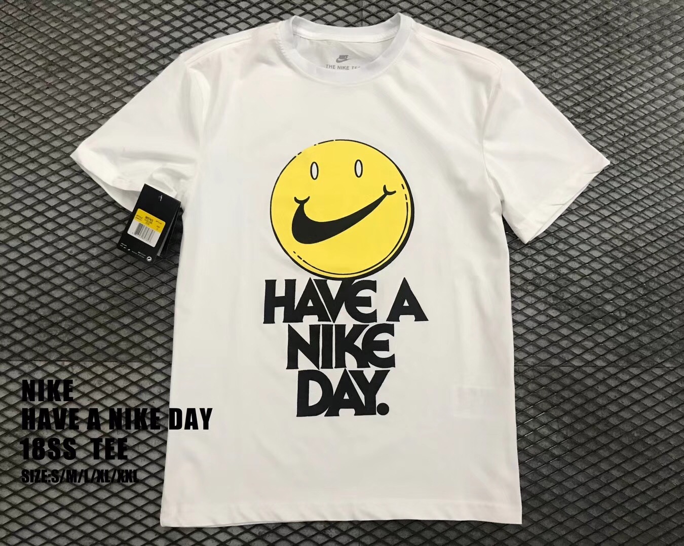 入夏选nike耐克系列haveanikeday黄色大笑脸短袖最好看