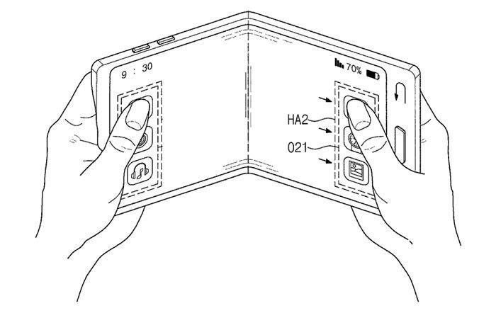 三星在可折叠透明智能手机专利中披露了更多细节