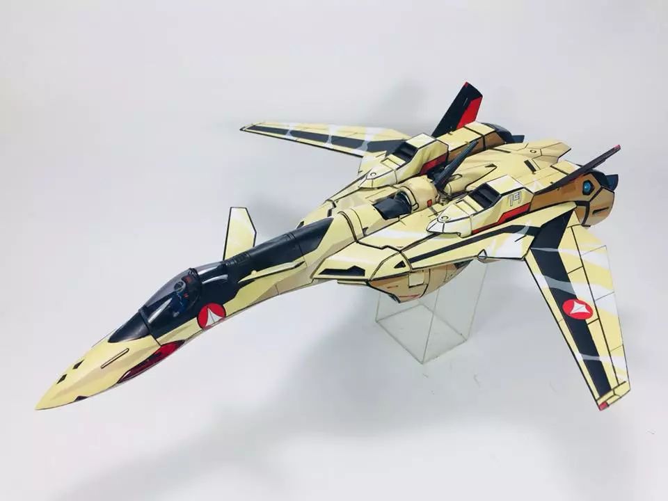 超时空要塞二次元涂装 macross yf-19 with fastpack arcadia