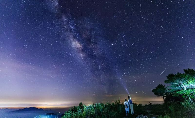 银河!瑞安这里的星空美爆了,5月一起来看流星雨吧!