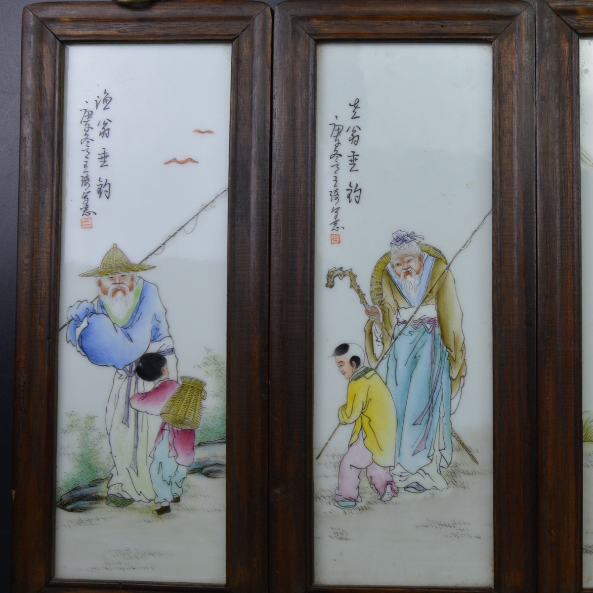 "王琦·瓷板画四条屏"彰显国家级非物质文化遗产之魅力