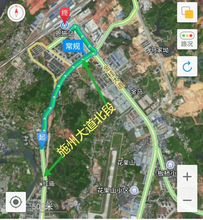 (火车站—红庙老街本田,现代4s店路段)