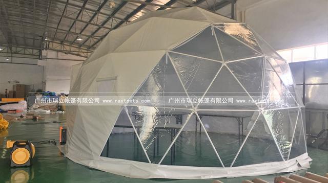 半球形圆形穹顶帐篷房屋
