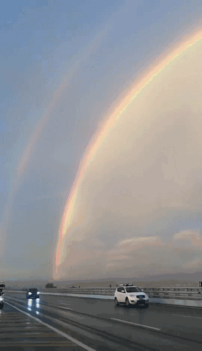 同一个海口,同一个彩虹