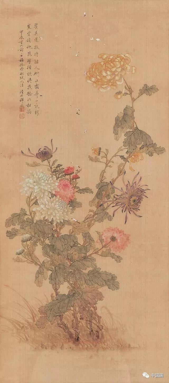 清代女画家恽冰花鸟画10幅乾隆帝曾题诗嘉奖