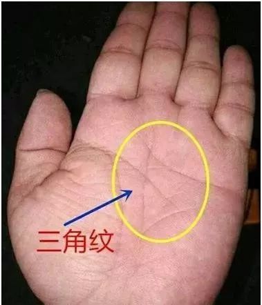 你手上有"三角纹"吗?