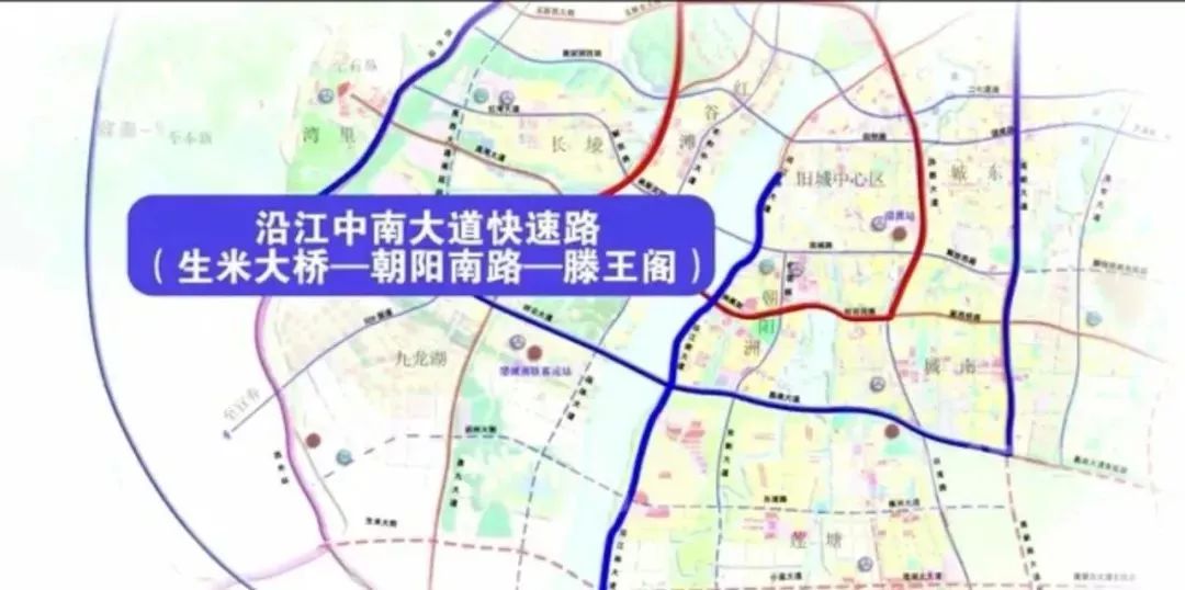 在建项目10个 | 洪都大道快速路规划效果图 除了这些已经建成的项目