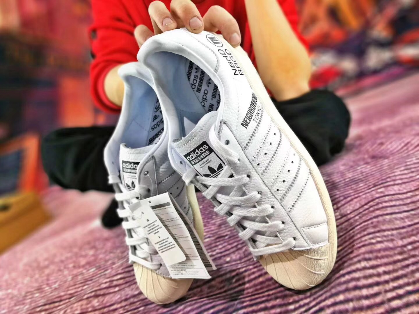 东京限定 Adidas Originals By Nbhd Superstar 80s 三方联名