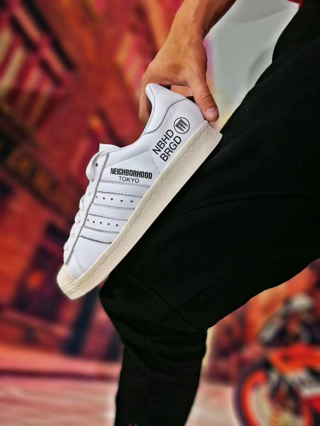 东京限定 Adidas Originals By Nbhd Superstar 80s 三方联名