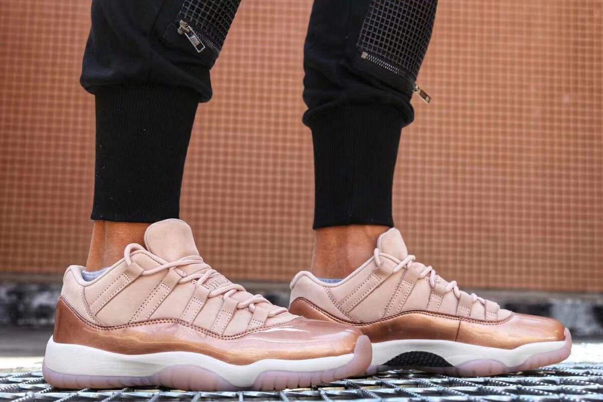 aj 11 rose gold