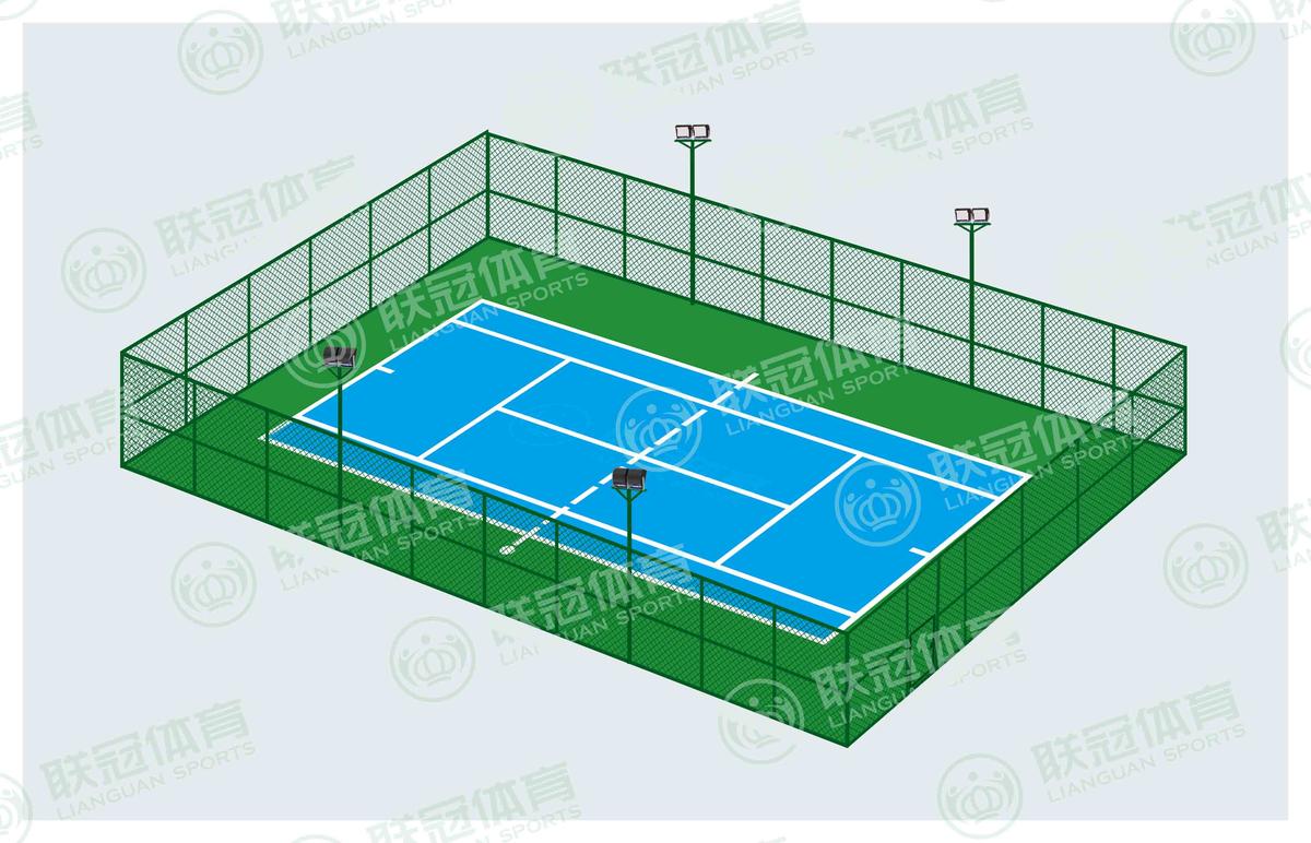 网球场灯光设计方案图