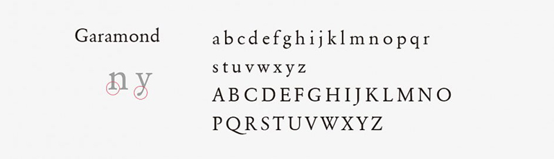 正文 一款正统风格的罗马衬线字体,运笔保留了书写要素,如小写字母e