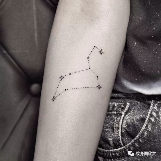 十二星座纹身 - 【狮子座】纹身图案