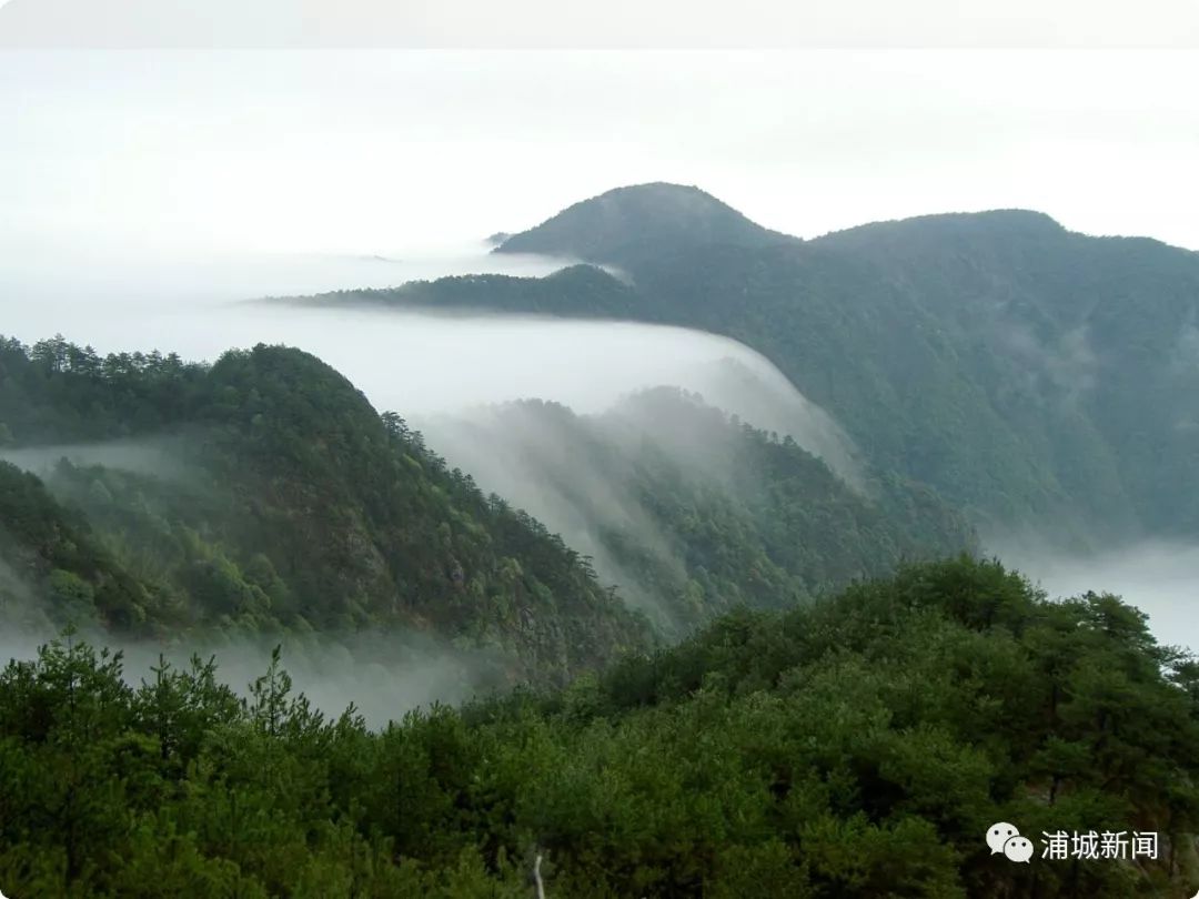 浦城富岭"匡山",绿色天然氧吧,值得一去.