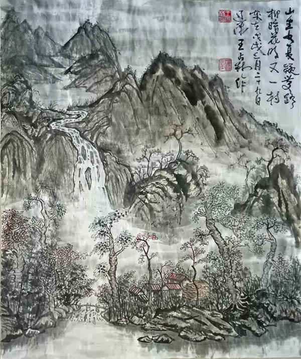 著名画家王占林作品欣赏