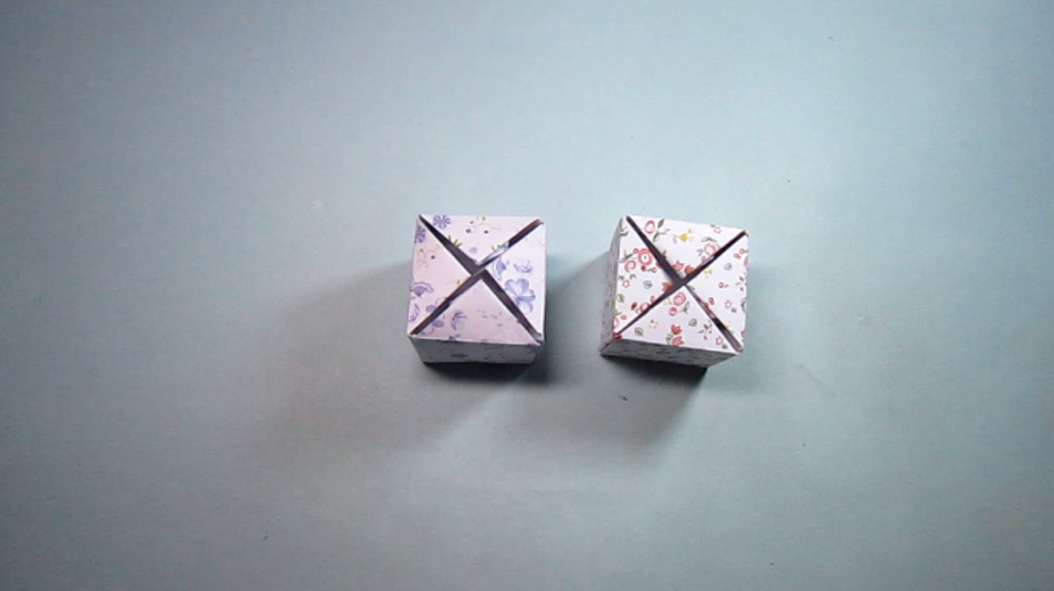 怎样折纸礼品收纳盒,简单易学的漂亮礼品盒子的折法