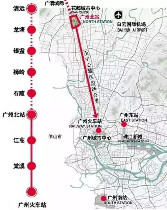 预计在2025年,地铁,城轨,广佛城际等多条交通线路建成汇集后,年客流