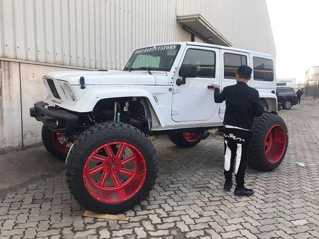 真正高能越野 jeep牧马人对比大g展风采