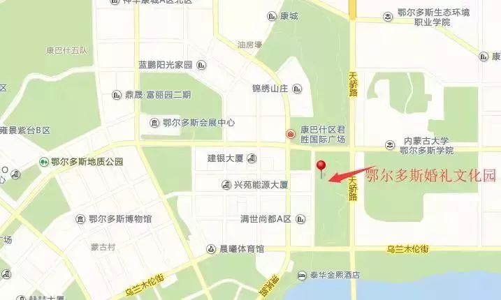 赛车小镇,乐康吧,部分文化建筑,乌兰木伦湖区,双驹广场等)旅游采购