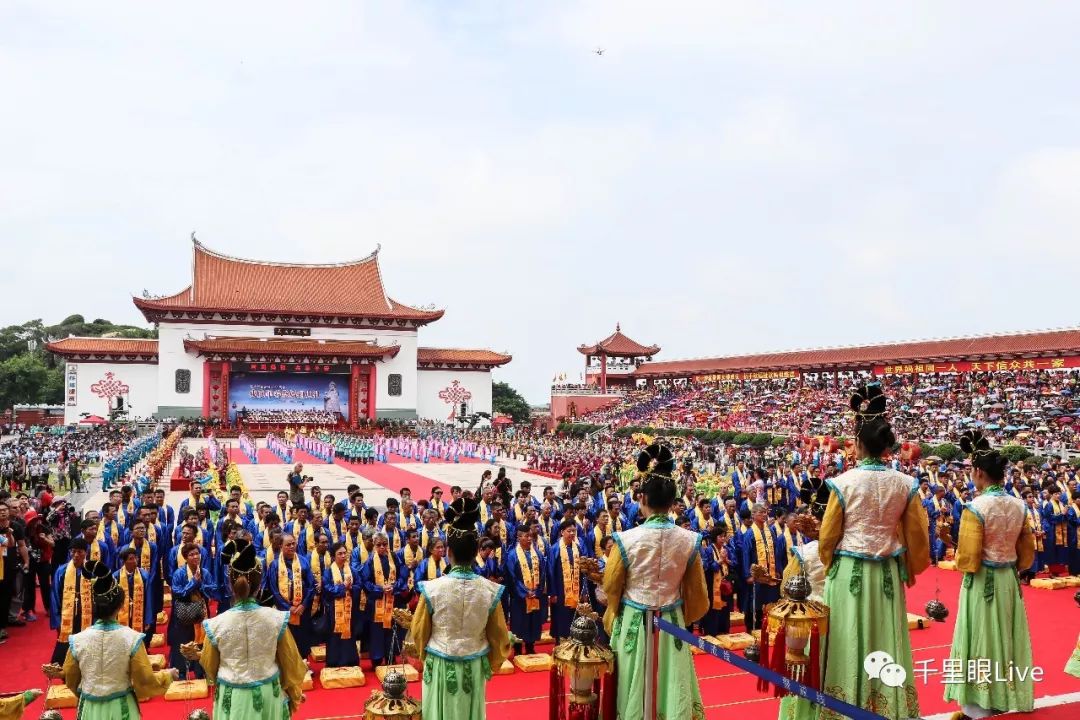 妈祖诞辰1058周年庆典,潮汕英歌舞现场表演,场面震撼!