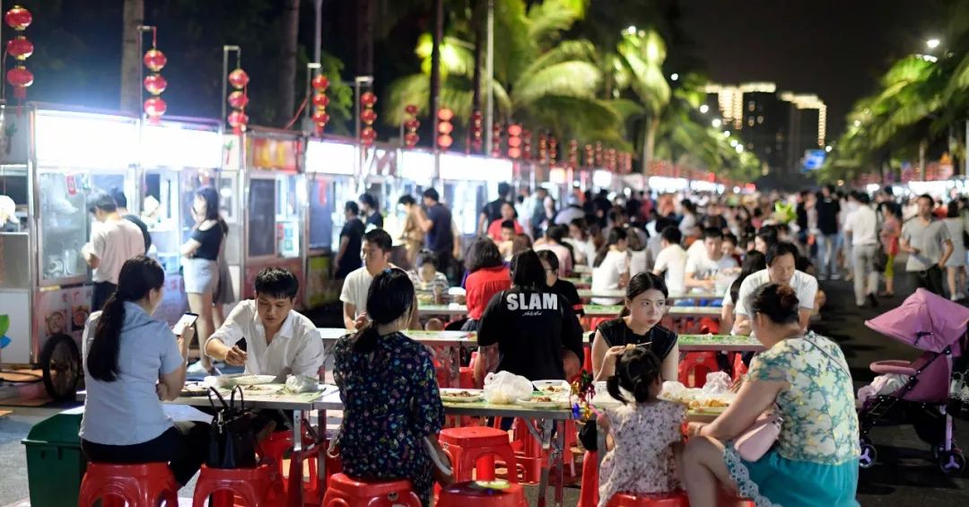 关注海大南门夜市对标台湾夜市打造海口旅游新名片