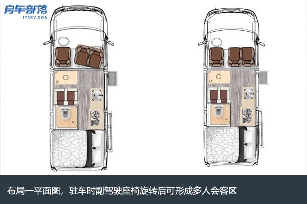 这款自行式b型房车多种布局,可以满足多种旅行需求