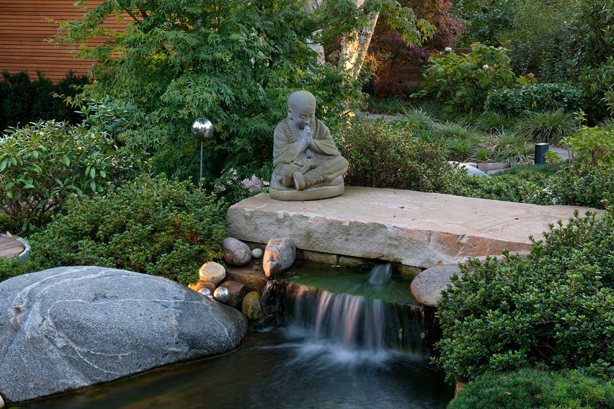 佛系庭院,诗意心境,禅意鱼池,美到窒息!