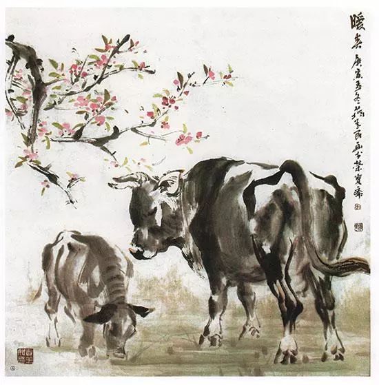 自学宝典:国画牛的画法步骤图文详解!水墨画