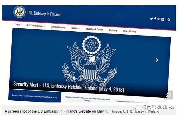 美国驻加拿大使馆发出恐袭安全警告!