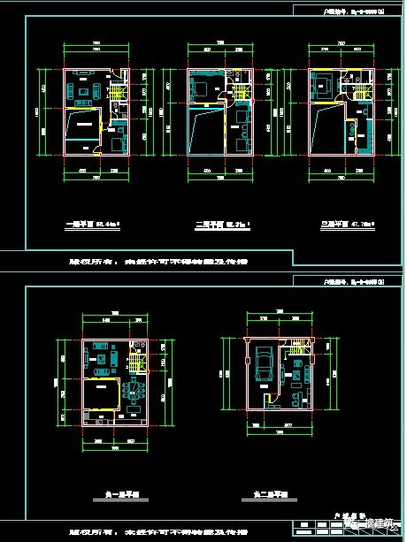 自家阳台还可以打高尔夫 ▼ cad格式户型