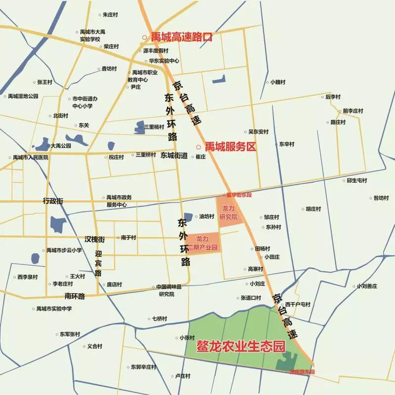 山东禹城市高新区龙南路东段鳌龙生态园