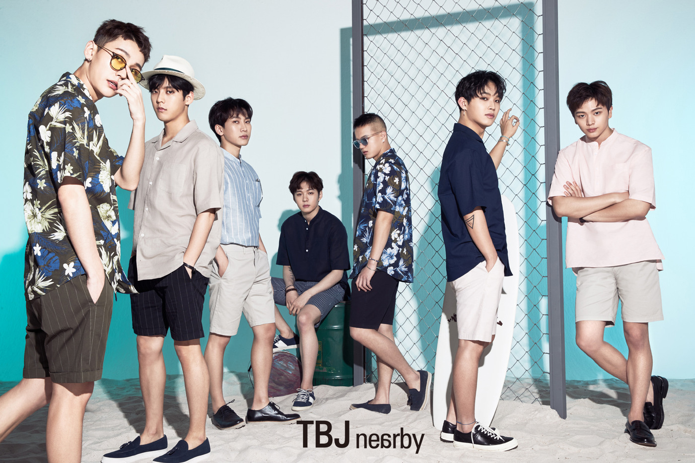 夏季清凉男友风 tbj x btob 最新代言画报公开