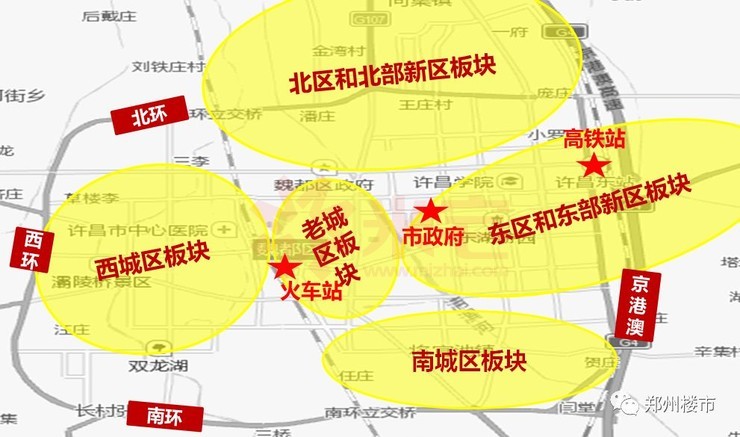 图片来源:许昌城市进入研究报告—华润置地 不难看出,许昌是向东图片