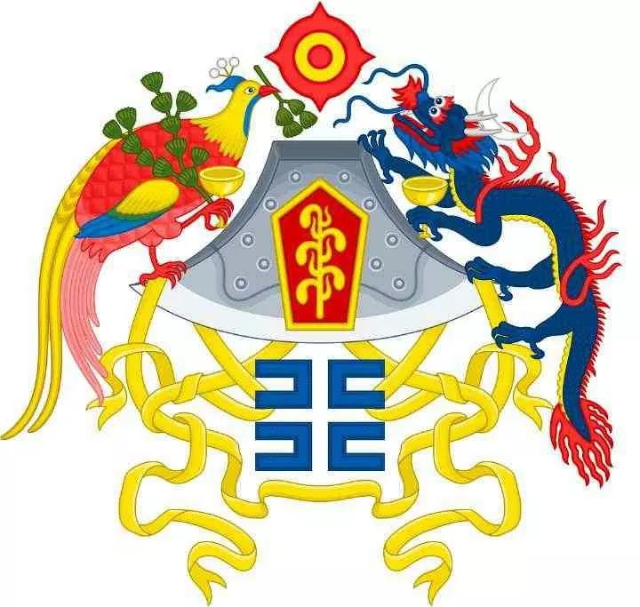 北洋政府国徽设计彩图
