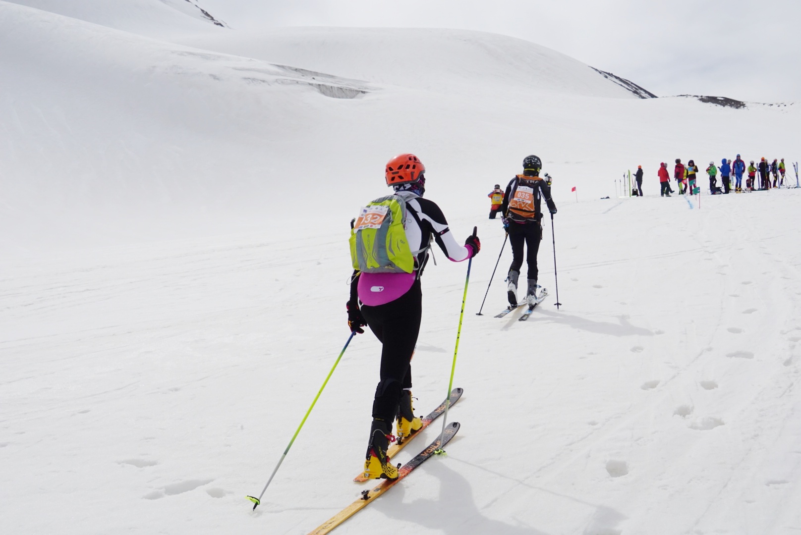 现场组图:2018岗什卡高海拔滑雪登山大师赛