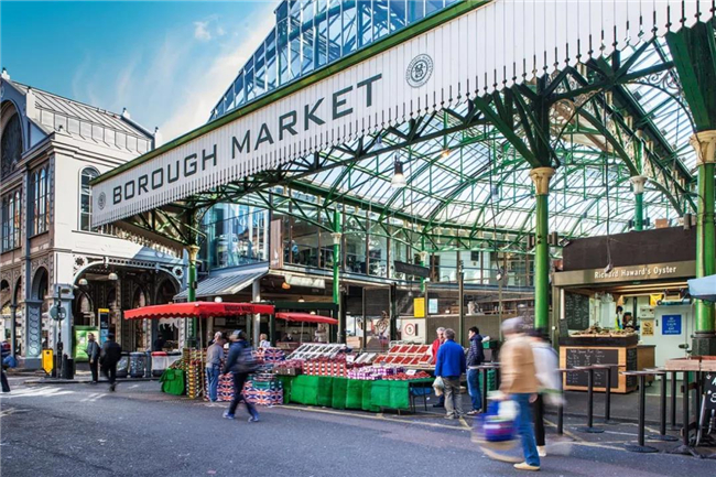 财经 正文  伦敦博罗市场(borough market),这座菜市场比城中许多名胜